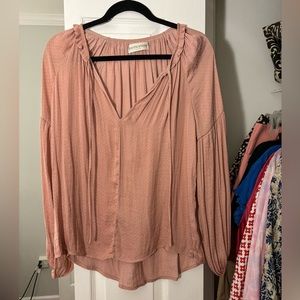 Pink boutique blouse. Size small
